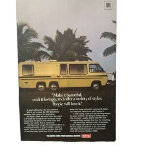 Vintage 1976 GM GMC Make it Beautiful Ad Advertisement